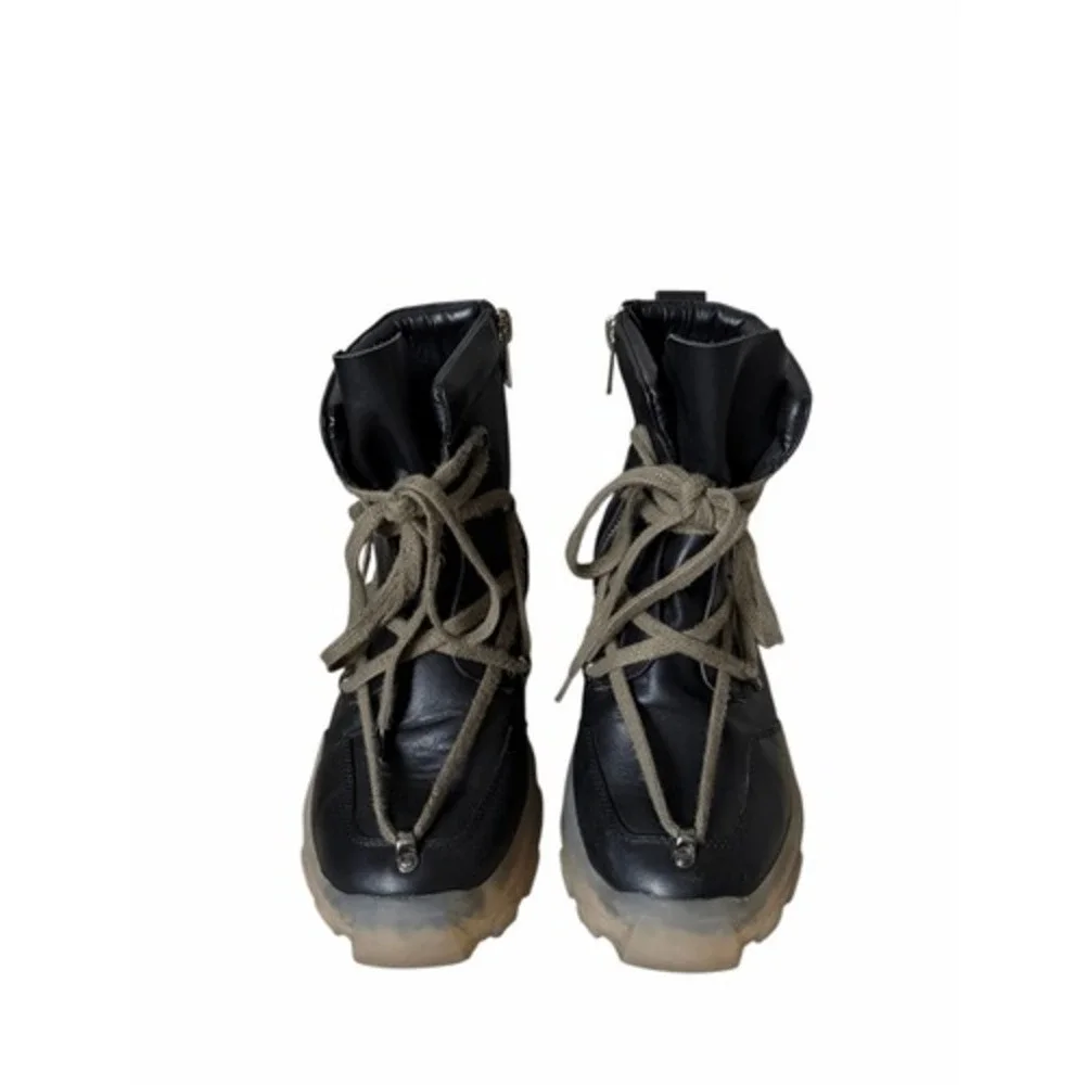 Rick Owens Boots Dirt Pentagram Tractor Leather 42